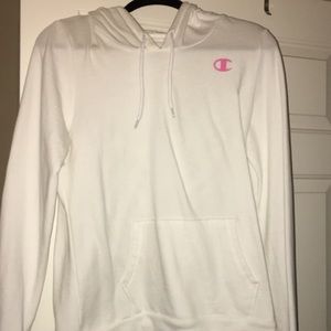 White Champion Hoodie